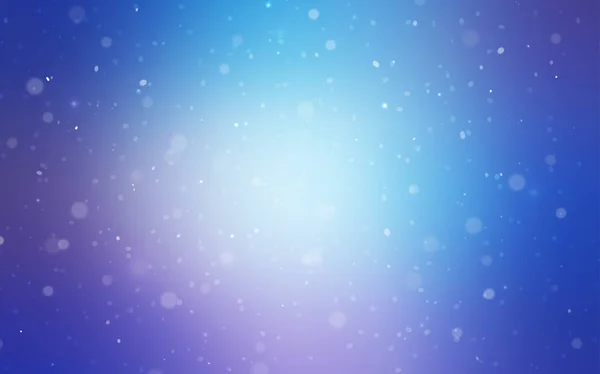 Светло Розовый Синий Векторный Узор Снежинками Размытый Декоративный Дизайн Стиле — стоковый вектор