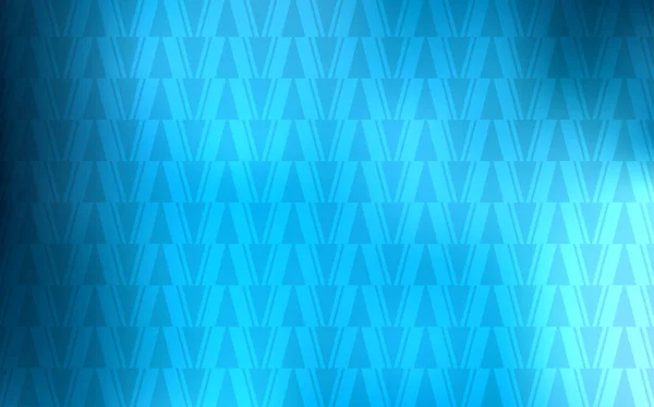 Fond Vectoriel Bleu Clair Avec Lignes Triangles Illustration Abstraite Moderne — Image vectorielle