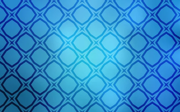 Licht Blauwe Vector Patroon Met Kerst Sterren Glitter Abstracte Illustratie — Stockvector