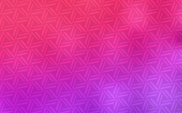 Licht Paars Roze Vector Patroon Met Veelhoekige Stijl Mooie Illustratie — Stockvector
