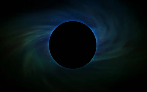 Textura Vetorial Verde Escura Com Buraco Negro Galáxia Buraco Negro —  Vetores de Stock