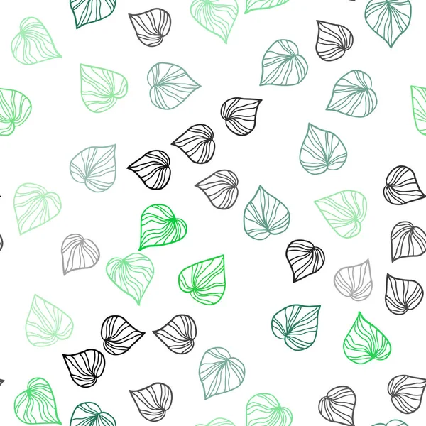 Ανοιχτό Πράσινο Διάνυσμα Απρόσκοπτη Κομψό Φόντο Φύλλα Φύλλα Θολή Φόντο — Διανυσματικό Αρχείο
