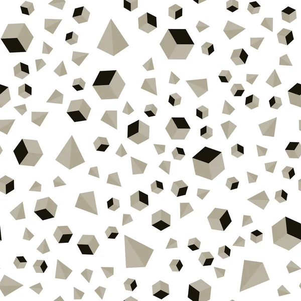 라이트 아이소메트릭 레이아웃 사각형 삼각형으로 다채로운 삼각형 사각형 그림입니다 화면을 — 스톡 벡터