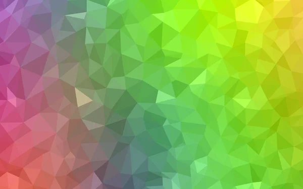 Licht Mehrfarbigen Vektor Low Poly Textur Polygonale Abstrakte Illustration Mit — Stockvektor