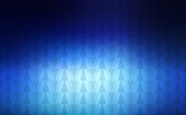 Темна Blue Векторна Текстура Трикутним Стилем Блискуча Абстрактна Ілюстрація Трикутними — стоковий вектор