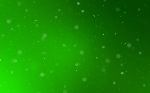 Modèle Vectoriel Vert Clair Avec Flocons Glace Illustration Abstraite Géométrique — Image vectorielle