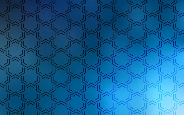Hellblauer Vektorbezug Mit Streifen Dekorativ Glänzende Illustration Mit Linien Auf — Stockvektor