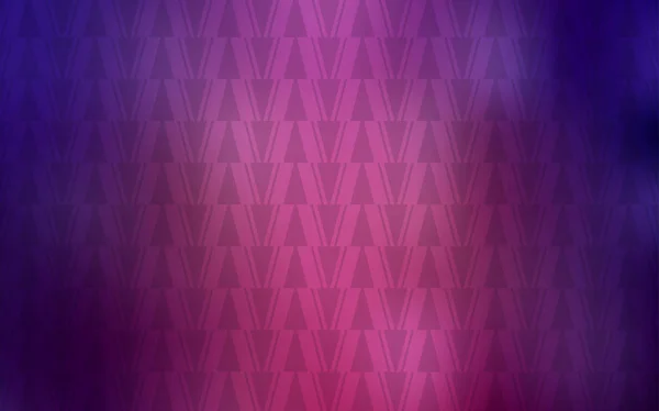 Modèle Vectoriel Violet Foncé Avec Lignes Triangles Triangles Sur Fond — Image vectorielle