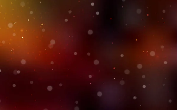 Modelo Vetor Vermelho Escuro Com Flocos Neve Gelo Glitter Ilustração —  Vetores de Stock