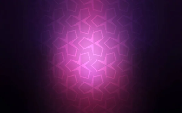 Donker Roze Vector Achtergrond Met Ruit Glitter Abstracte Illustratie Met — Stockvector