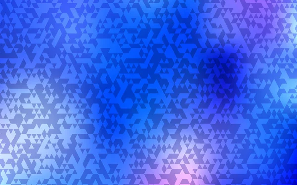 Світло Blue Векторний Візерунок Полігональному Стилі Ілюстрація Набором Різнокольорових Трикутників — стоковий вектор