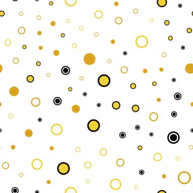 Kabarcıkları ile sorunsuz arka plan ışık turuncu vektör. Bulanık damla Glitter soyut Illustration yağmur. Desen için modaya uygun Kumaş, duvar kağıtları.