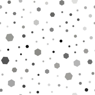 Işık gri vektör altıgenler kümesiyle sorunsuz kapak. Altıgen yanarak bahislerin doğru ile soyut tarzda dizayn. Desen doku duvar kağıdı için.