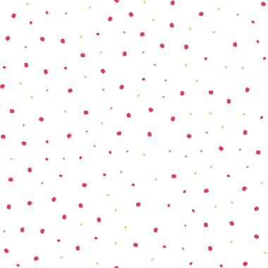 Işık kırmızı, sarı vektör disklerle sorunsuz doku. Bulanık damla Glitter soyut Illustration yağmur. Desen tasarım kumaş, duvar kağıtları.