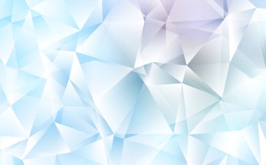 Çizgiler, üçgenler ile ışık mavi vektör düzeni. Renkli gradyan ile arka plan üçgenler. İşletme reklam, kitapçıklar, broşürler için desen