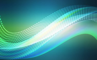 Açık mavi, yeşil vektör arka plan ile baloncuklar, hatları. Üçgen yapısı ile soyut tarzda dekoratif tasarım. Desen güzel web siteleri için.