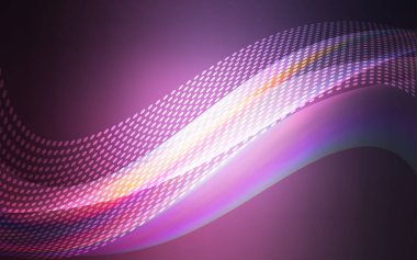 Daire, üçgen koyu pembe vektör şablonu. Glitter soyut resim bağlantı üçgen yapısı ile. Tasarım, iş reklam için.