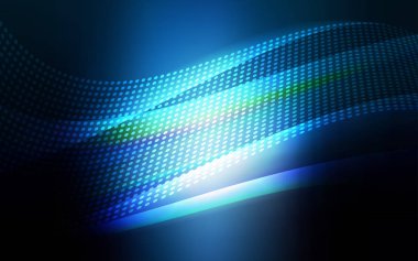 Koyu mavi vektör düzen daireler, satırları ile. Soyut illüstrasyon renkli diskler ve üçgenler ile. Tekstil, kumaş, duvar kağıtları için tasarım.