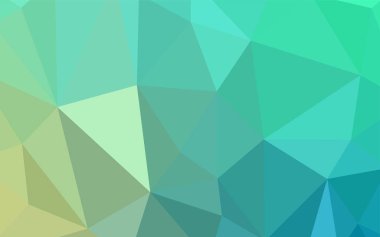 Hafif mavi vektör üçgen mozaik şablonu. Üçgenler ile modern soyut resim. İşiniz için yeni tasarım.