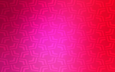 Hafif pembe vektör balonu şekiller şablonuyla. Degrade çizgiler ile renkli soyut resimde. Arka plan için dokulu dalga deseni.