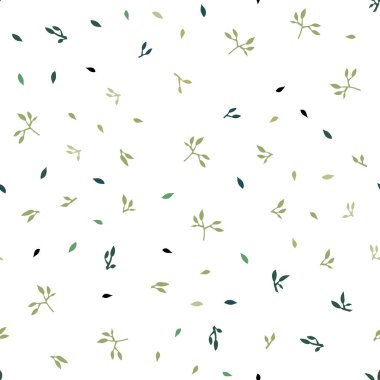 Açık yeşil, sarı vektör sorunsuz soyut tasarım yaprakları ile. Zarif bir parlak örnek yaprakları doğal tarzı ile. Tekstil, kumaş, duvar kağıtları için tasarım.