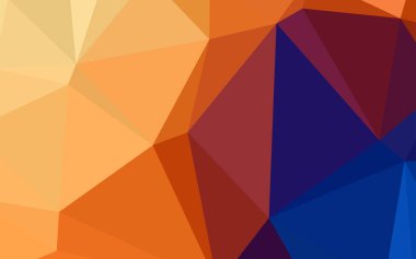 Açık mavi, sarı vektör Çokgen arka plan. Renkli resimde gradyan ile soyut tarzda. Poligonal tasarım web siteniz için kullanılabilir.