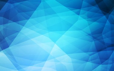 Hafif mavi vektör üçgen mozaik şablonu. Noktalı resim stili üçgenler ile yaratıcı çizimde. Cep telefonu arka plan için şablon.