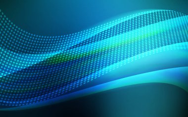 Daire, üçgen koyu mavi vektör şablonu. Soyut illüstrasyon renkli diskler ve üçgenler ile. Duvar kağıdı, kumaş üreticileri için modaya uygun bir tasarım.