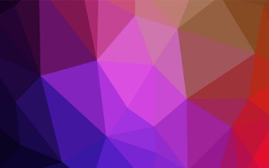 Karanlık çok renkli vektör arka plan poligonal. Renkli resimde üçgenler ile soyut tarzda. İşiniz için yeni tasarım.