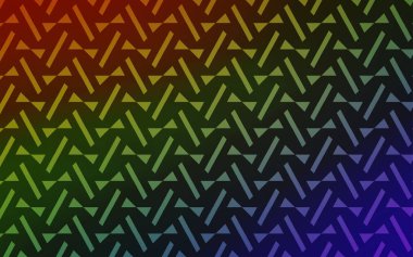 Üçgen, satırları ile çok renkli vektör arka plan ışık. Modern Soyut illüstrasyon renkli üçgenler ile. Desen Web siteleri için.