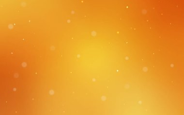 Noktalar ile ışık turuncu vektör kapak. İllüstrasyon renkli soyut daireler parlayan ayarlanmış. Desen-ebilmek var olmak kullanılmış için reklam, broşür.