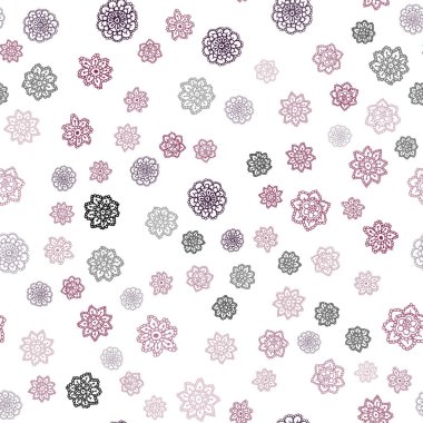 Koyu mor renkli kar taneleri ile sorunsuz doku vektör. Kristalleri ile glitter soyut Illustration buz. Desen tasarım kumaş, duvar kağıtları.