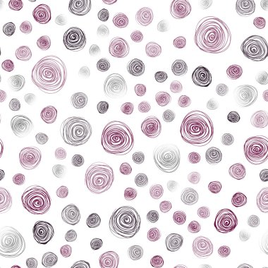 Koyu mor vektör sorunsuz doğal arka plan. Gradyan ile Origami tarzında çiçekler Doodle Illustration. El boyalı tasarım web, broşür, tekstil.