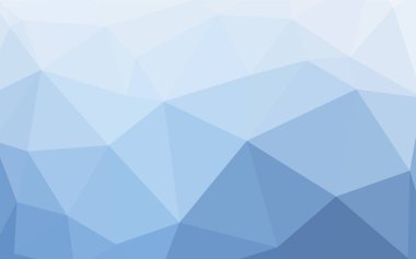 Açık mavi, vektör soyut mozaik zemin sarı. Geometrik şekil gradyan ile Origami tarzında. İşiniz için en iyi üçgen tasarım.