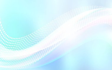 Hafif mavi vektör küreler, üçgenler desenle. Renkli soyut daireler ve satır kümesi ile Illustration. Marka kitap için yeni şablon.