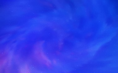 Pembe ışık, vektör şablon alan yıldız ile mavi. Glitter soyut illüstrasyon renkli kozmik yıldız ile. Kozmik arka planlar için şablon.