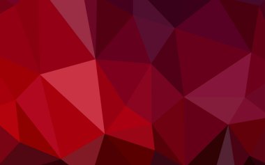 Koyu kırmızı parlayan üçgen kapak vektör. Glitter soyut resim zarif bir üçgen ile. Afiş için tamamen yeni şablon.