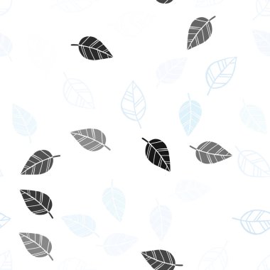 Pembe ışık, vektör sorunsuz zarif şablon yaprakları ile mavi. gradyan ile zarif doğal desen yapraklarda. Tekstil, kumaş, duvar kağıtları için tasarım.