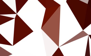 Koyu kırmızı vektör degrade üçgenler doku. Gradyan ile poligonal soyut resim. Afiş için tamamen yeni şablon.