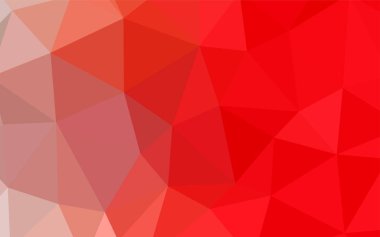 Işık kırmızı vektör soyut mozaik arka plan. Tamamen yeni bir renk illüstrasyon poligonal bir tarzda. Web siteniz için yeni bir doku.