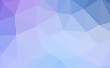 Hafif pembe, mavi vektör degrade üçgenler doku. Üçgenler ile renkli resimde parlayan. Web siteniz için köşeli tasarım.