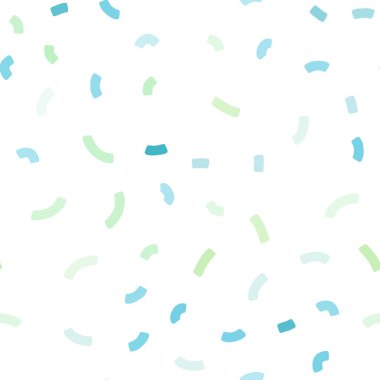 Açık mavi, yeşil vektör sorunsuz arka plan balonu şekiller ile. Bir belirsiz sirkumfleks soyut örnek gradyan ile. İş tasarımınız için tamamen yeni bir şablon.