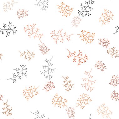 Işık kırmızı vektör sorunsuz zarif duvar kağıdı dalları ile. Beyaz arka plan üzerinde kabataslak karalamalar. Kartvizit, Web siteleri için şablon.