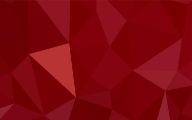 Koyu turuncu vektör parlayan üçgen düzeni. Geometrik şekil gradyan ile Origami tarzında. Senin arka plan için dokulu deseni.