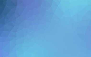 Hafif mavi vektör üçgen mozaik şablonu. Glitter soyut resim zarif bir üçgen ile. Tasarımınız için üçgen desen.