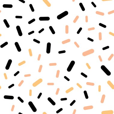 Stright çizgili ışık turuncu vektör sorunsuz kapak. Glitter soyut illüstrasyon renkli sopa ile. Reklam, kitapçıklar, broşürler için şablon.