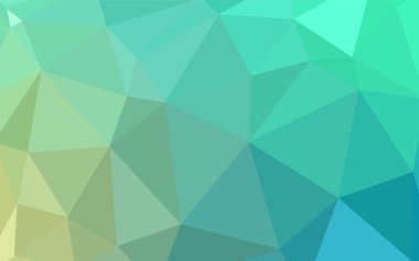 Açık BLUE vektör çokgen arkaplan. Zarif üçgenleri olan soyut çizimler. Bir markanın arkaplanı için desen.