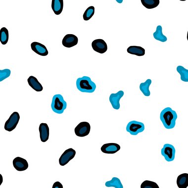 Hafif mavi vektör noktalar ile sorunsuz kapak. İllüstrasyon renkli soyut daireler parlayan ayarlanmış. Kartvizit, Web siteleri için şablon.