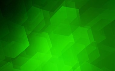 Işık yeşil vektör kapak altıgenler dizi. Beyaz zemin üzerinde renkli altıgen yanarak bahislerin doğru. Reklamlar, el ilanları için desen.