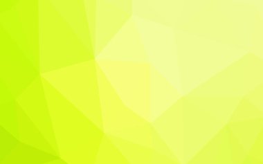 Açık yeşil, sarı vektör üçgen kapak parlayan. Üçgen geometrik örnek gradyan ile. İş tasarımınız için yeni stil.
